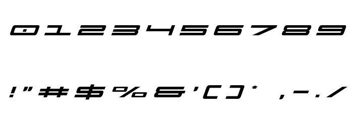 Ultra 911 Title Italic Font OTHER CHARS