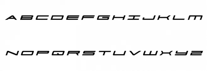 Ultra 911 Title Italic Шрифта ВЕРХНИЙ