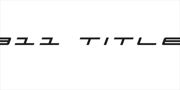 Ultra 911 Title Italic Logo