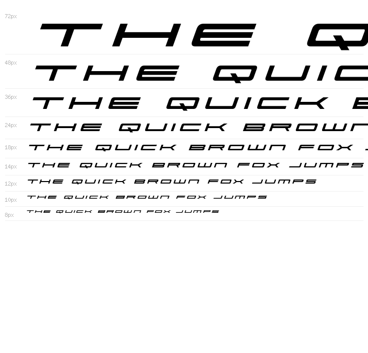 Ultra 911 Title Italic Waterfall