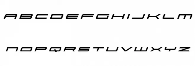 Ultra 911 Title Italic फ़ॉन्ट लोअरकेस