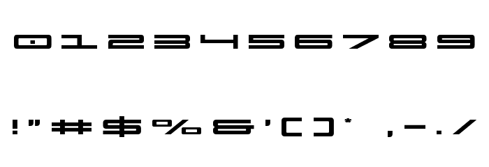 Ultra 911 Title Font OTHER CHARS