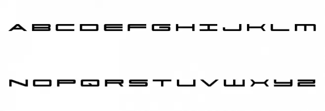 Ultra 911 Title 字体 大写