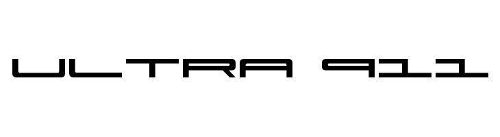 Ultra 911  font caratteri gratis