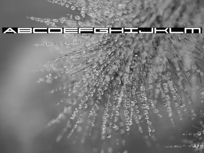 Ultra 911 Font examples