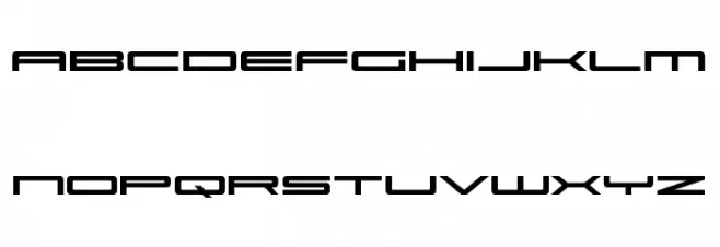 Ultra 911 फ़ॉन्ट लोअरकेस