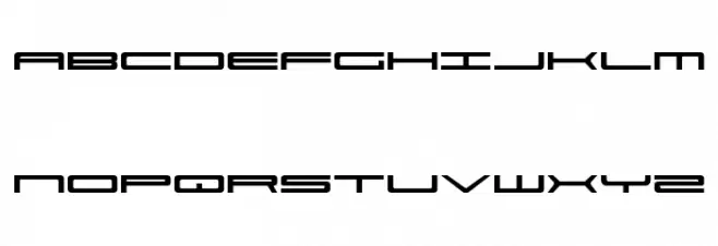 Ultra 911 Schriftart Groß