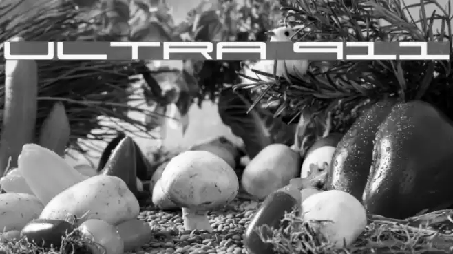 Ultra 911 Font examples