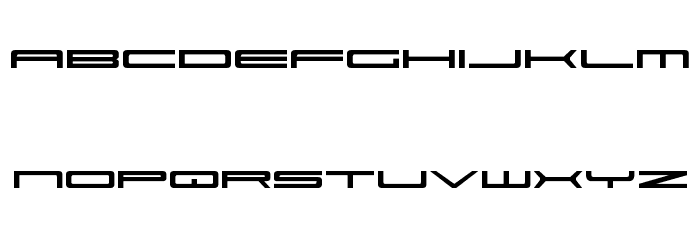 Ultra 911 Font LOWERCASE