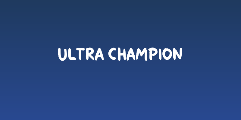 Ultra Champion Social Header