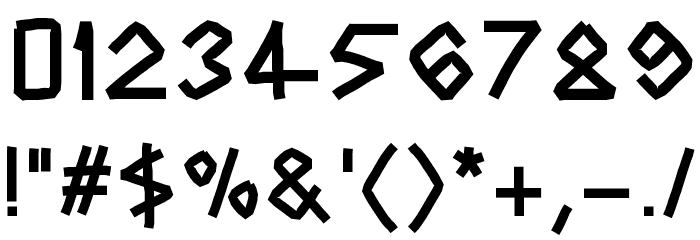 Ultra DM Font OTHER CHARS