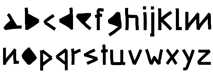 Ultra DM Font LOWERCASE