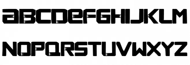 Ultra Force Big Schriftart Groß