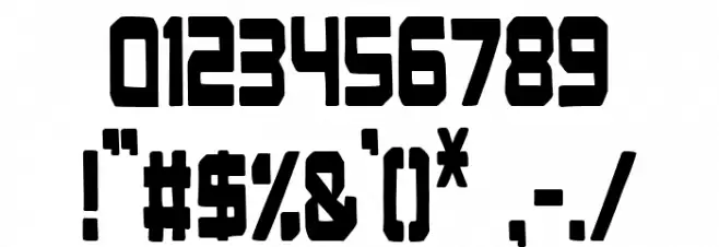 Ultra Force Schriftart Anderer Schreiben