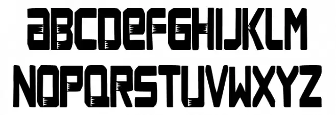Ultra Force Schriftart Kleinbuchstaben
