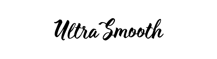 Ultra Smooth  नि: शुल्क फ़ॉन्ट्स डाउनलोड