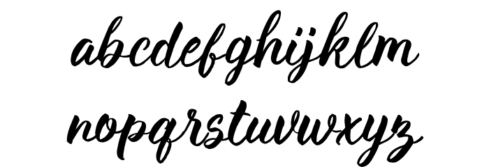 Ultra Smooth Font LOWERCASE