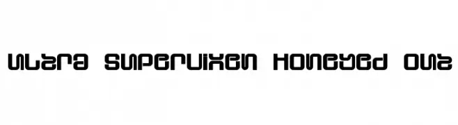 Ultra Supervixen Honeyed Out  Скачать бесплатные шрифты