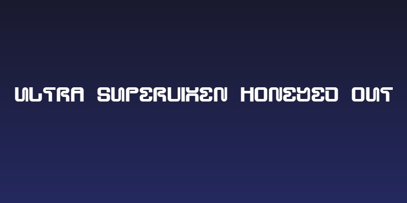 Ultra Supervixen Honeyed Out Social Header