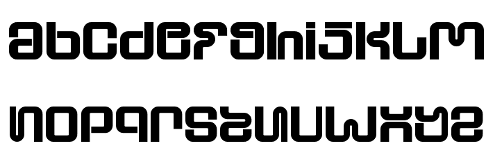 Ultra Supervixen Honeyed Out Font LOWERCASE