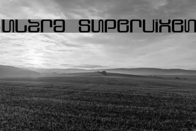 Ultra Supervixen Font examples