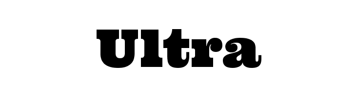 Ultra Font