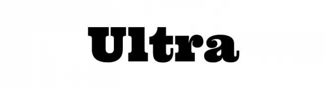 Ultra  font caratteri gratis