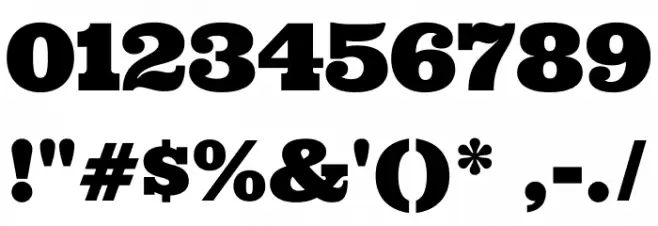 Ultra Font OTHER CHARS