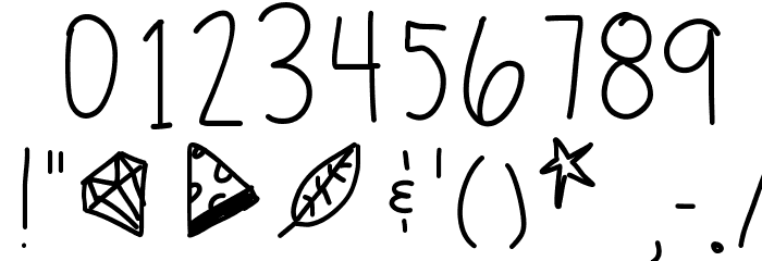 UltraBeams Font OTHER CHARS