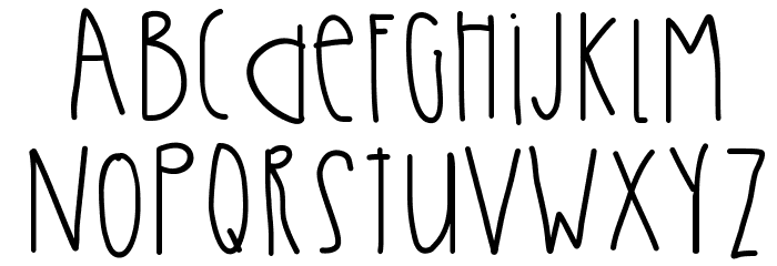 UltraBeams Font LOWERCASE