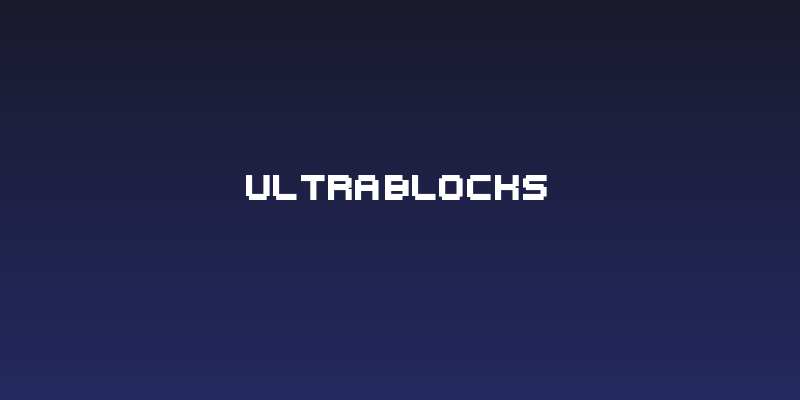 UltraBlocks Social Header