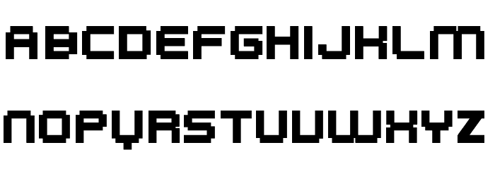 UltraBlocks Font LOWERCASE