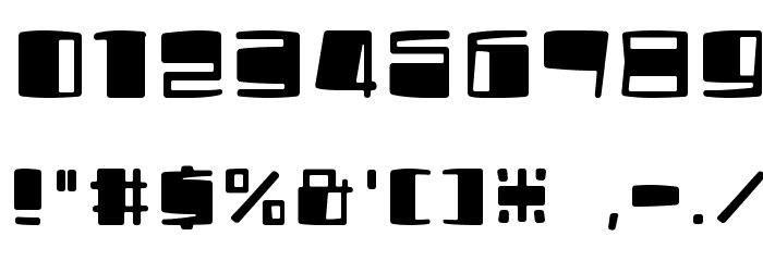 UltraComicalphabet Font OTHER CHARS