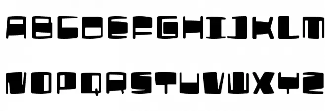 UltraComicalphabet Шрифта ВЕРХНИЙ