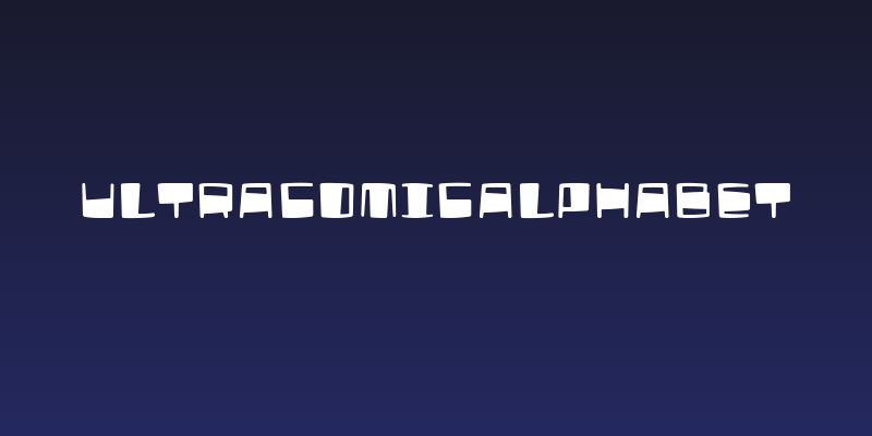 UltraComicalphabet Social Header