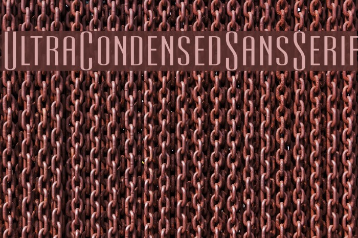 UltraCondensedSansSerif Font examples