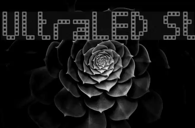 UltraLED St Font examples