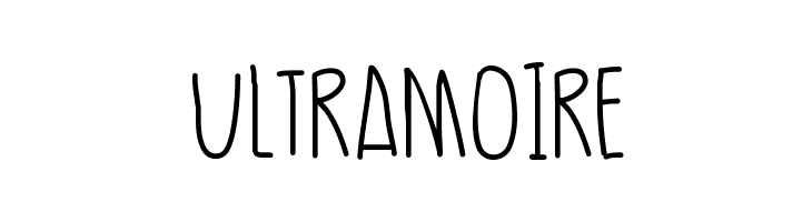 UltraMoire Font