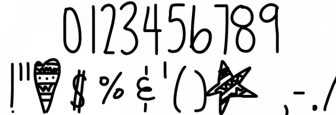 UltraMoire Font OTHER CHARS