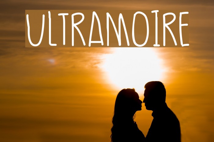 UltraMoire Font examples