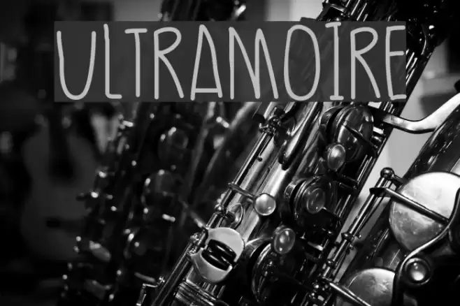 UltraMoire Font examples