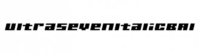 UltraSevenItalicBAl  Fuentes Gratis Descargar