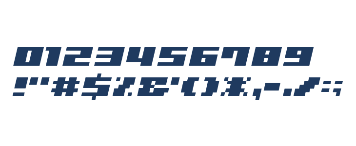 UltraSevenItalicBAl Other Characters