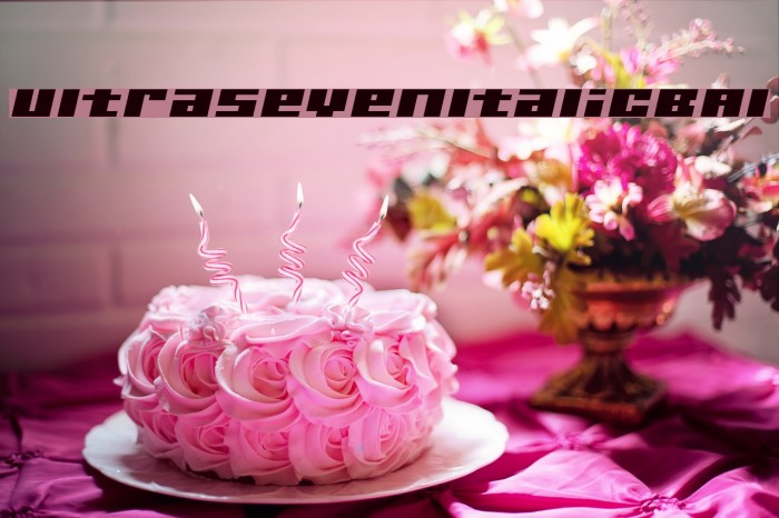 UltraSevenItalicBAl Example 1