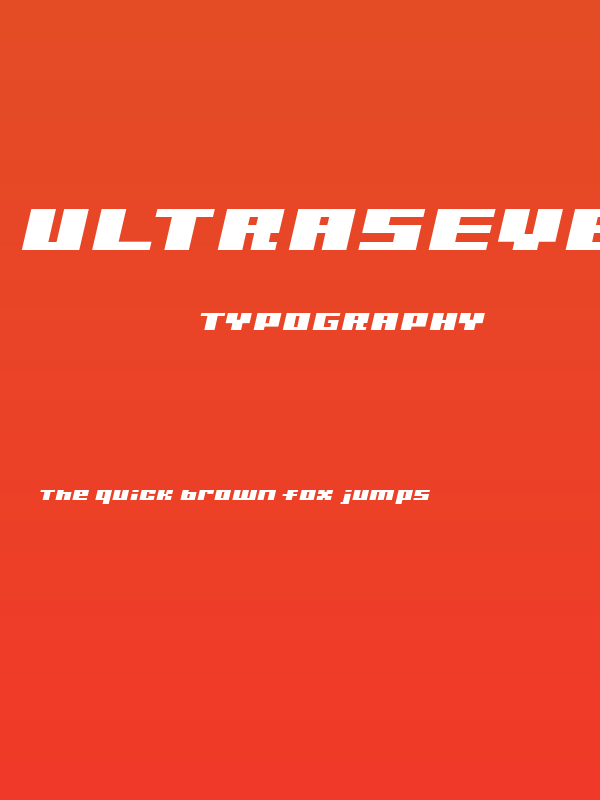 UltraSevenItalicBAl Poster