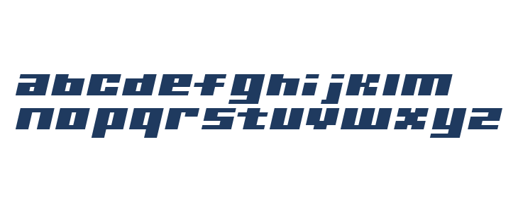 UltraSevenItalicBAl Lowercase