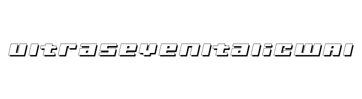 UltraSevenItalicWAl  لخطوط تنزيل