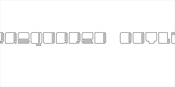 UltraSquared Outlines Logo