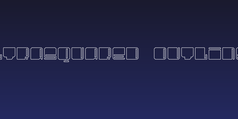 UltraSquared Outlines Social Header