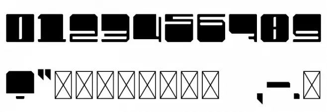 UltraSquared Solid फ़ॉन्ट अन्य घर का काम